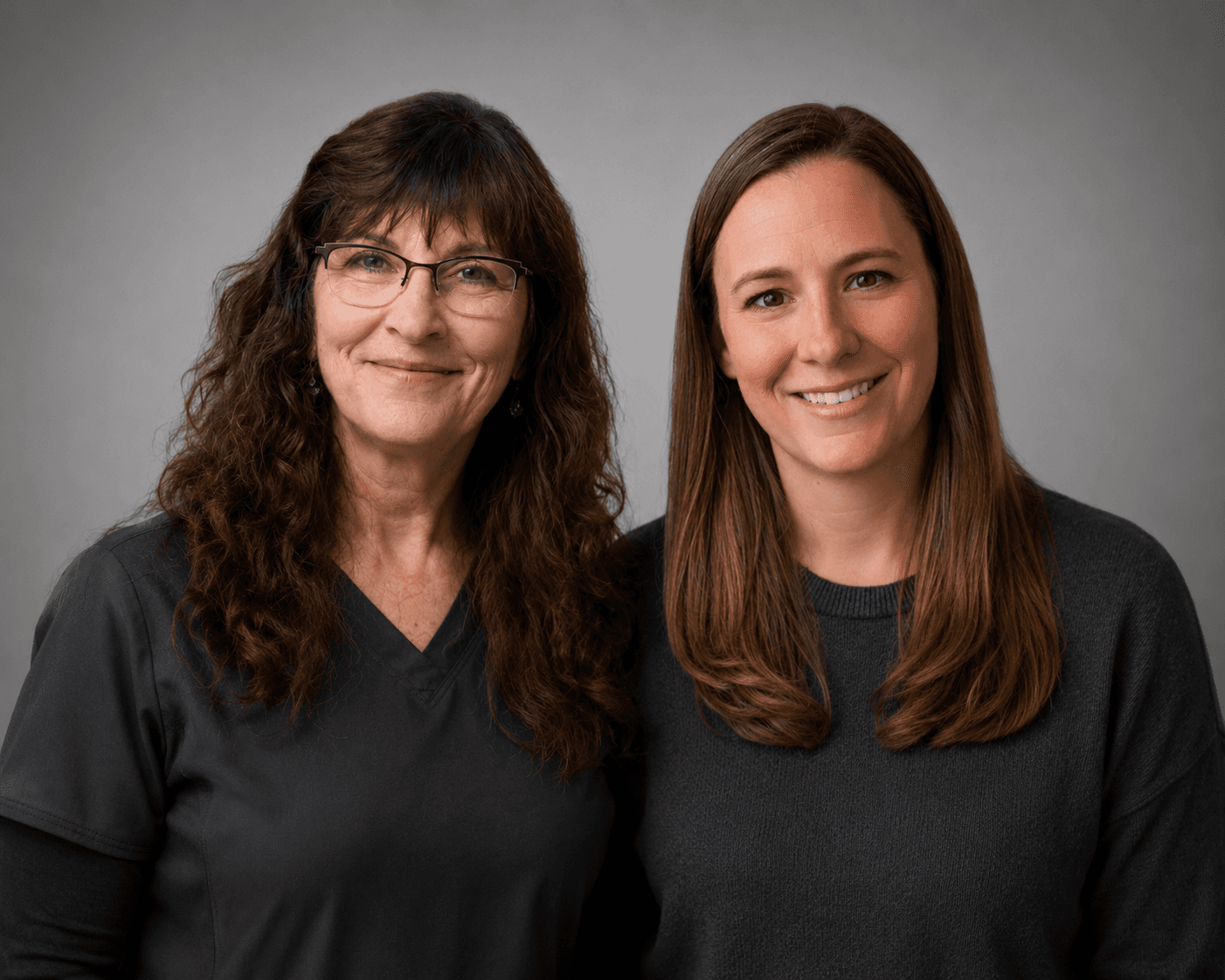 Erin Jarrett (Clinic Director) and Cindy Jurgens (Medical Assistant) — care team at Peak Medical Wellness